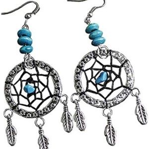 Dream Catcher Dangling Earrings